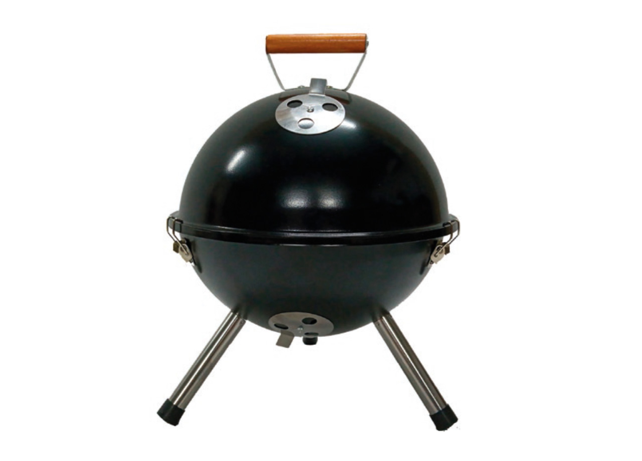 Barbeque Esterno A Carbonella Griglia Estate Campeggio In Acciaio Mod Iowa