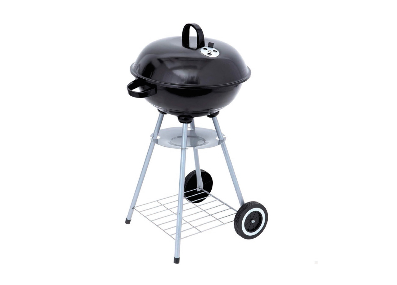 Barbeque Esterno A Carbonella Griglia Estate Campeggio In Acciaio Mod Tulsa