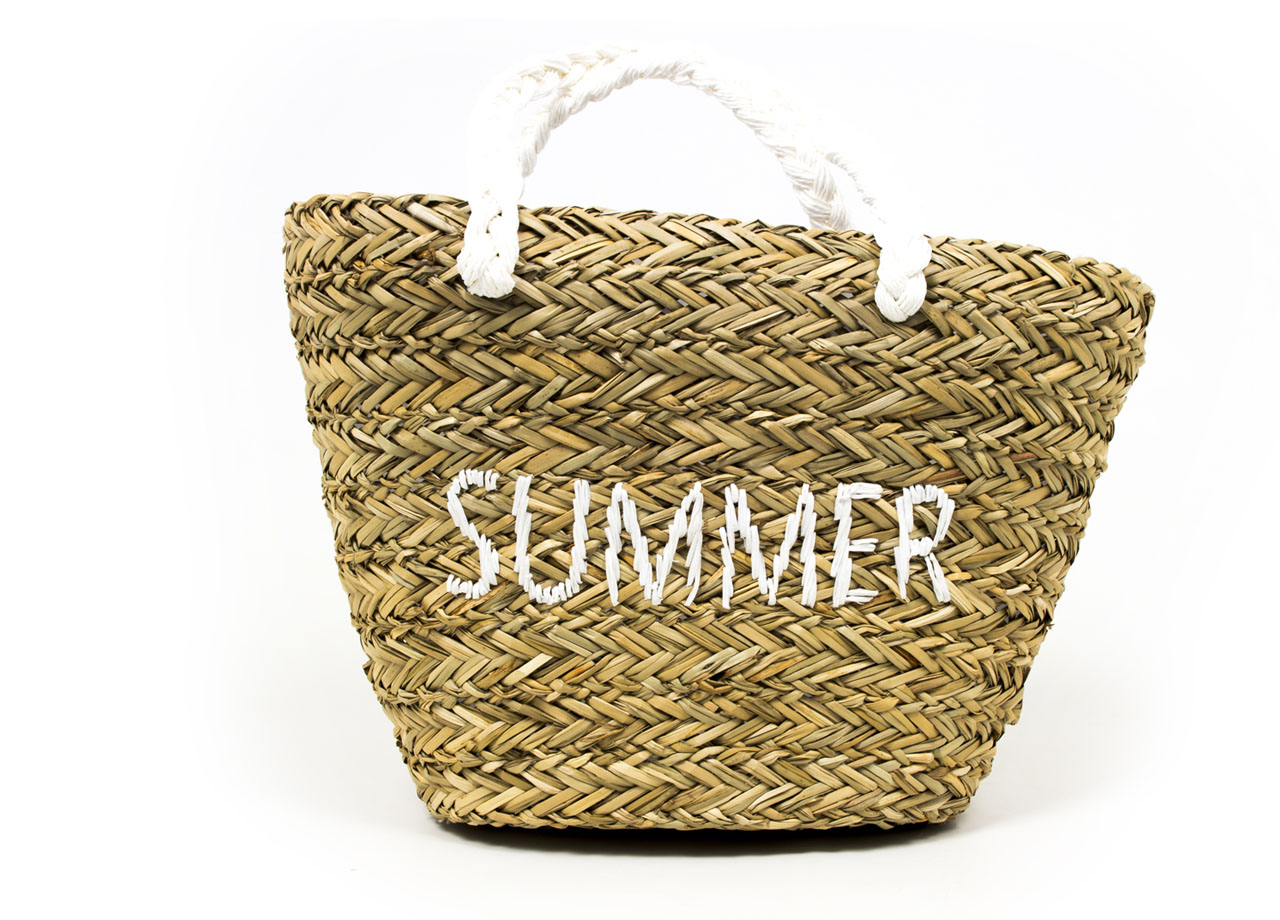 Image of Borsa Mare Borsone Grande Spiaggia Piscina Beach Intrecciata Cool - Borsa - Summer