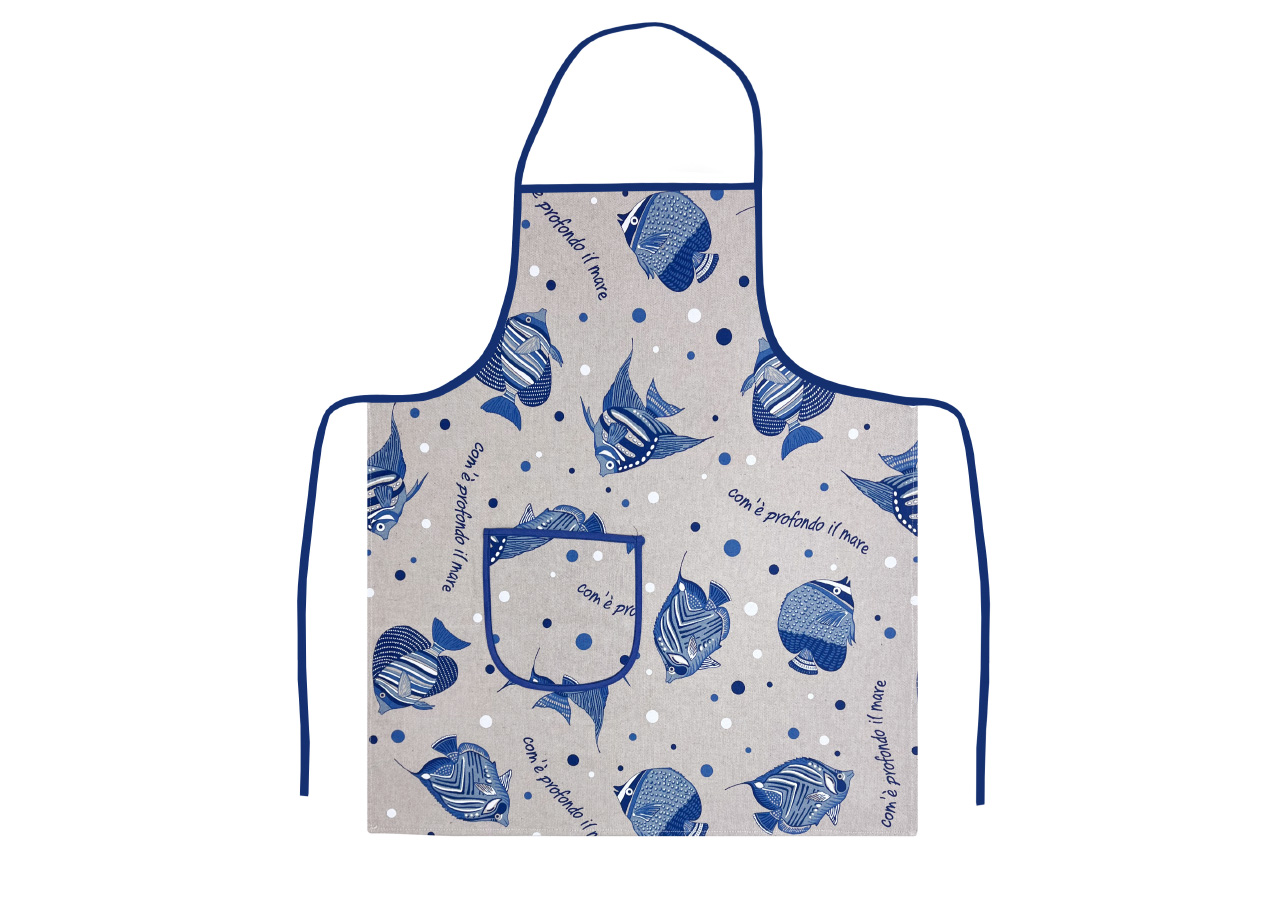 Pack 2 Pezzi Grembiule Alto Pettorina Cucina Chef Casa Con Tasche Maldive