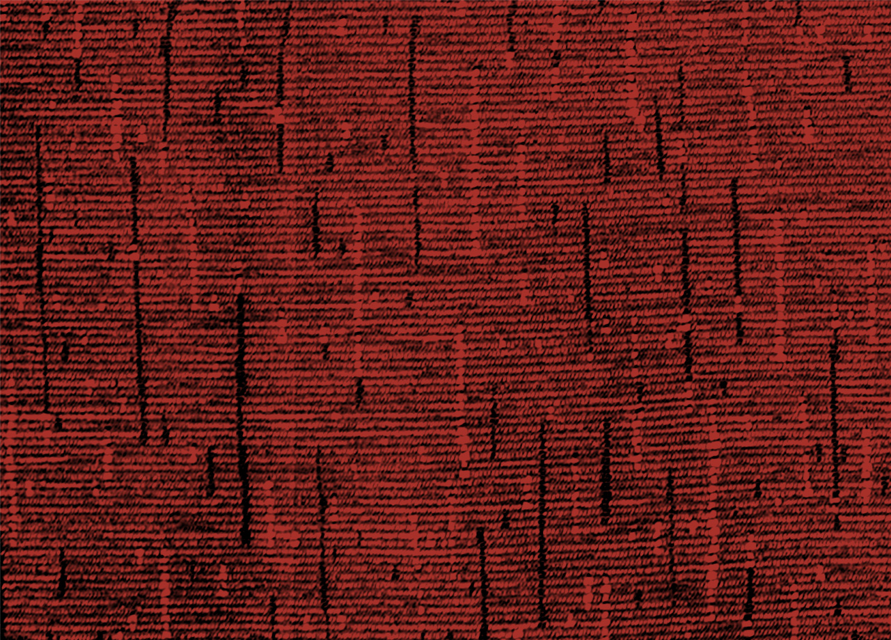Image of Copritavolo Salotto/Cuina Cinigliato Lavorazione Jacquard Modello Rain - 180x180 - Bordeaux