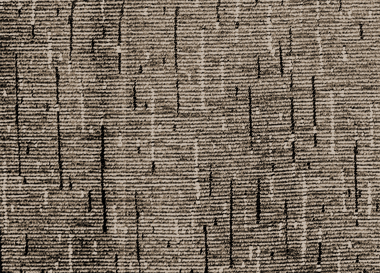 Image of Copritavolo Salotto/Cuina Cinigliato Lavorazione Jacquard Modello Rain - 180x180 - Marrone