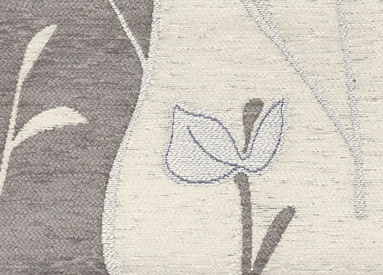 Tappeto Da Bagno Disegno River - 55x120 - Grigio