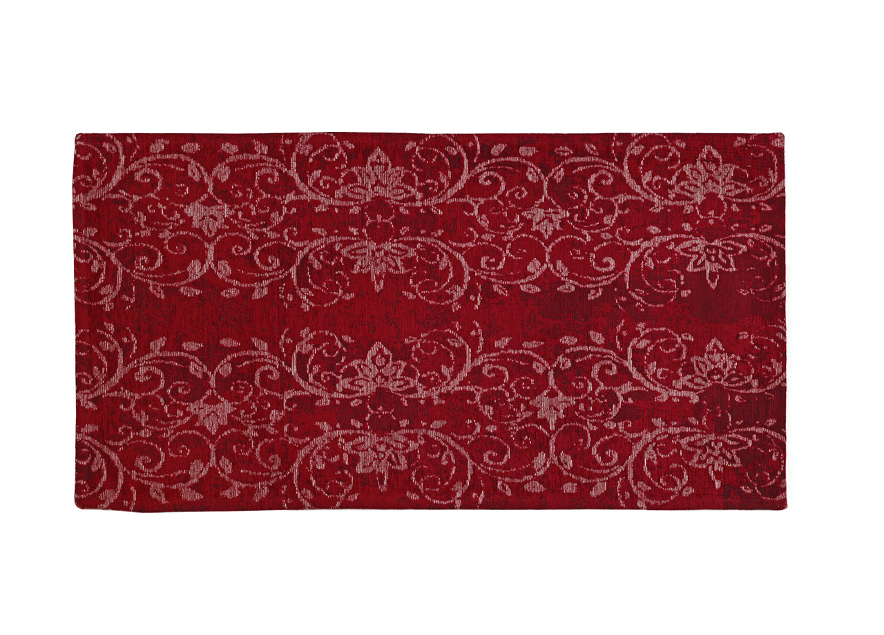 Tappeto Velour Antiscivolo Disegno Delavè By Suardi - 65x110(2Tappeti) - Rosso