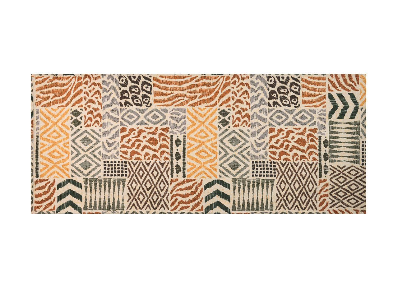 Image of Tappeto Cucina Antiscivolo Stampa Digitale Emozioni Fantasia Africa By Suardi - 58x115 - Africa