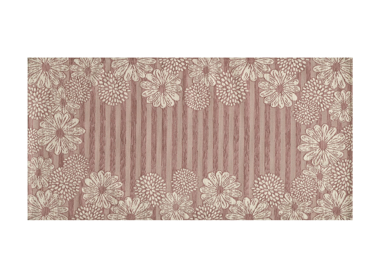 Image of Tappeto Passatoia Runner Cucina Antiscivolo Lavabile Disegno Sole Cipria Suardi - 55x280 - Cipria